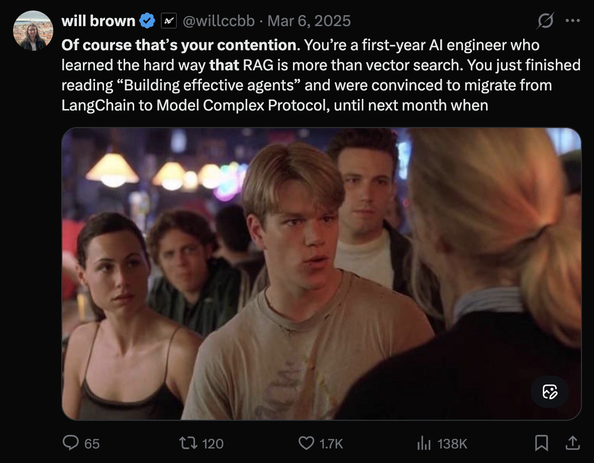 Example rant output